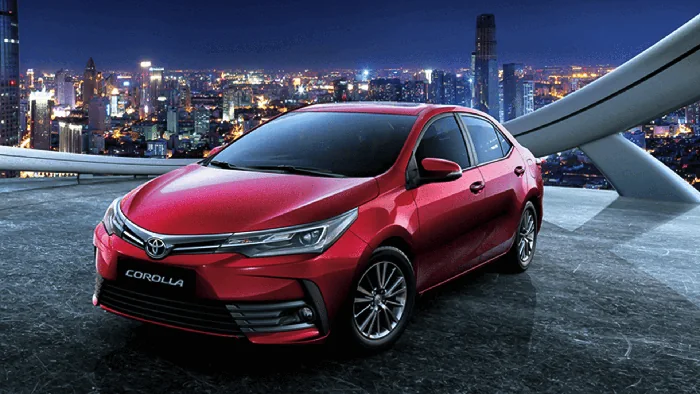 Toyota Corolla rental car